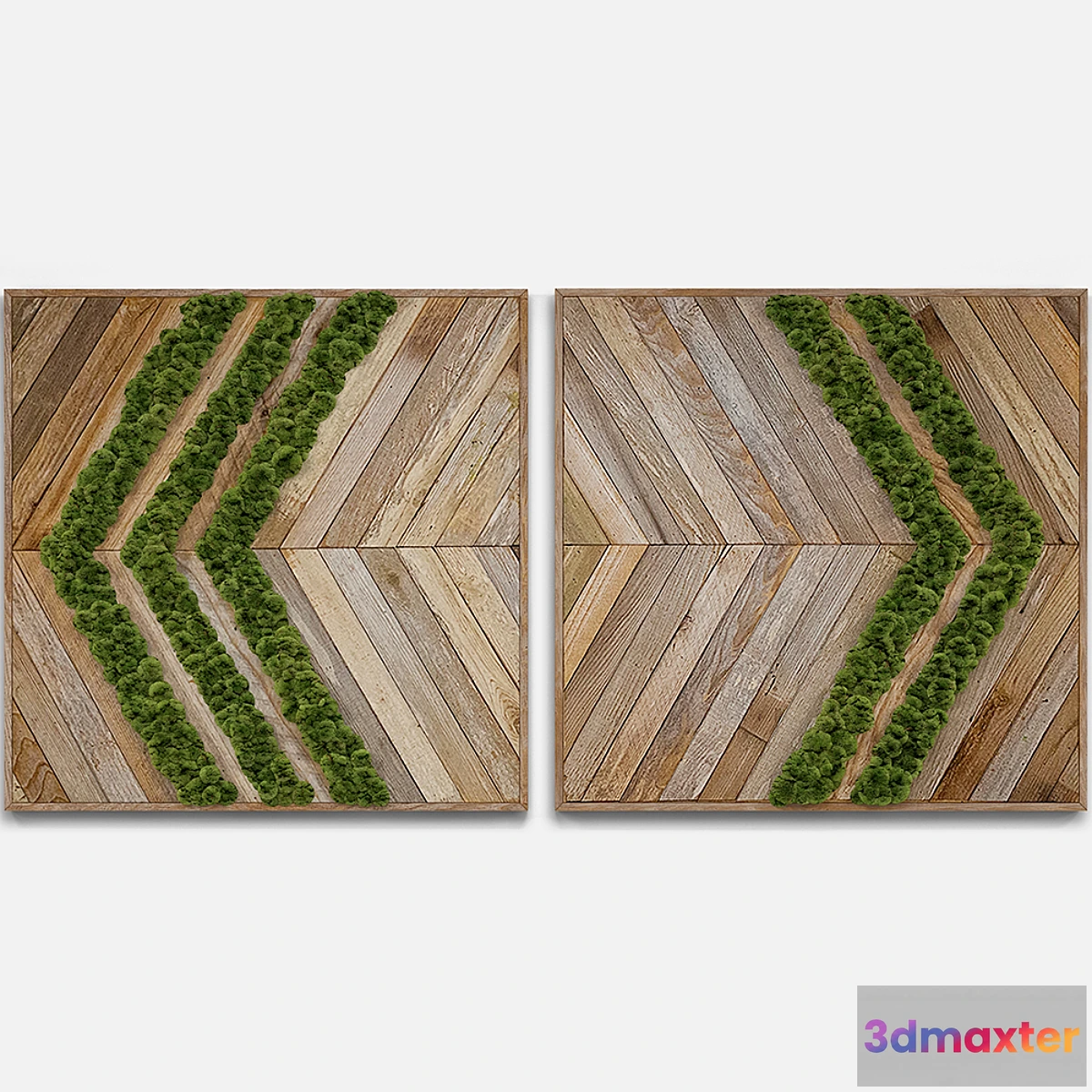 663969 - panel wood moss