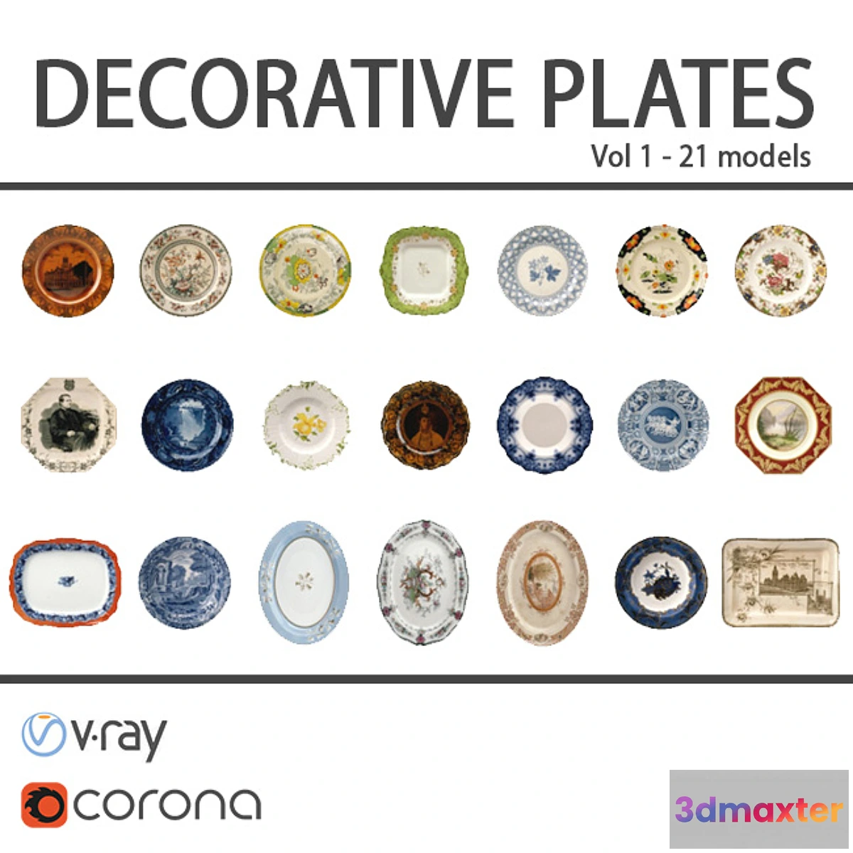 673799 - Decorative set - Chinese porcelain