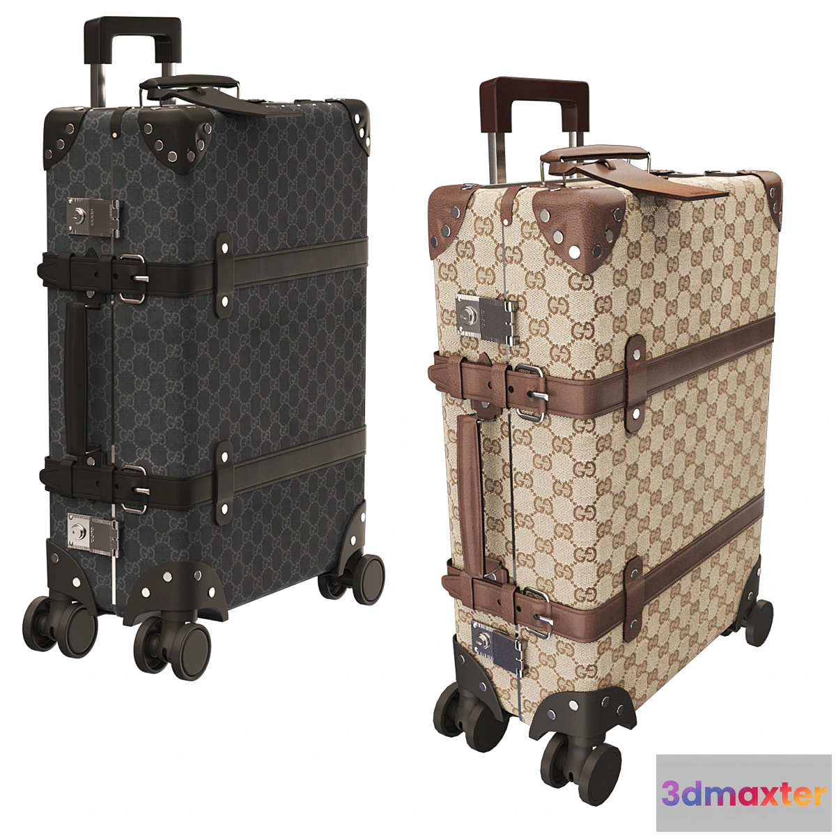 681362 - Globe-Trotter GG medium suitcase Gucci - No.2