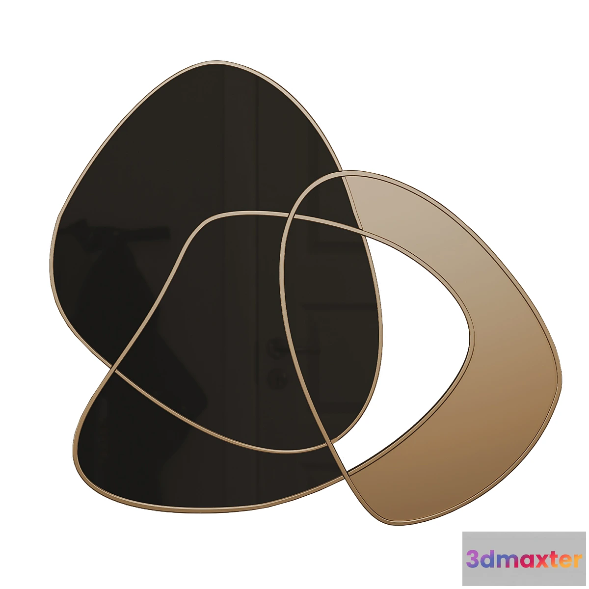 681526 - Abstract 3D Metal Wall Decor