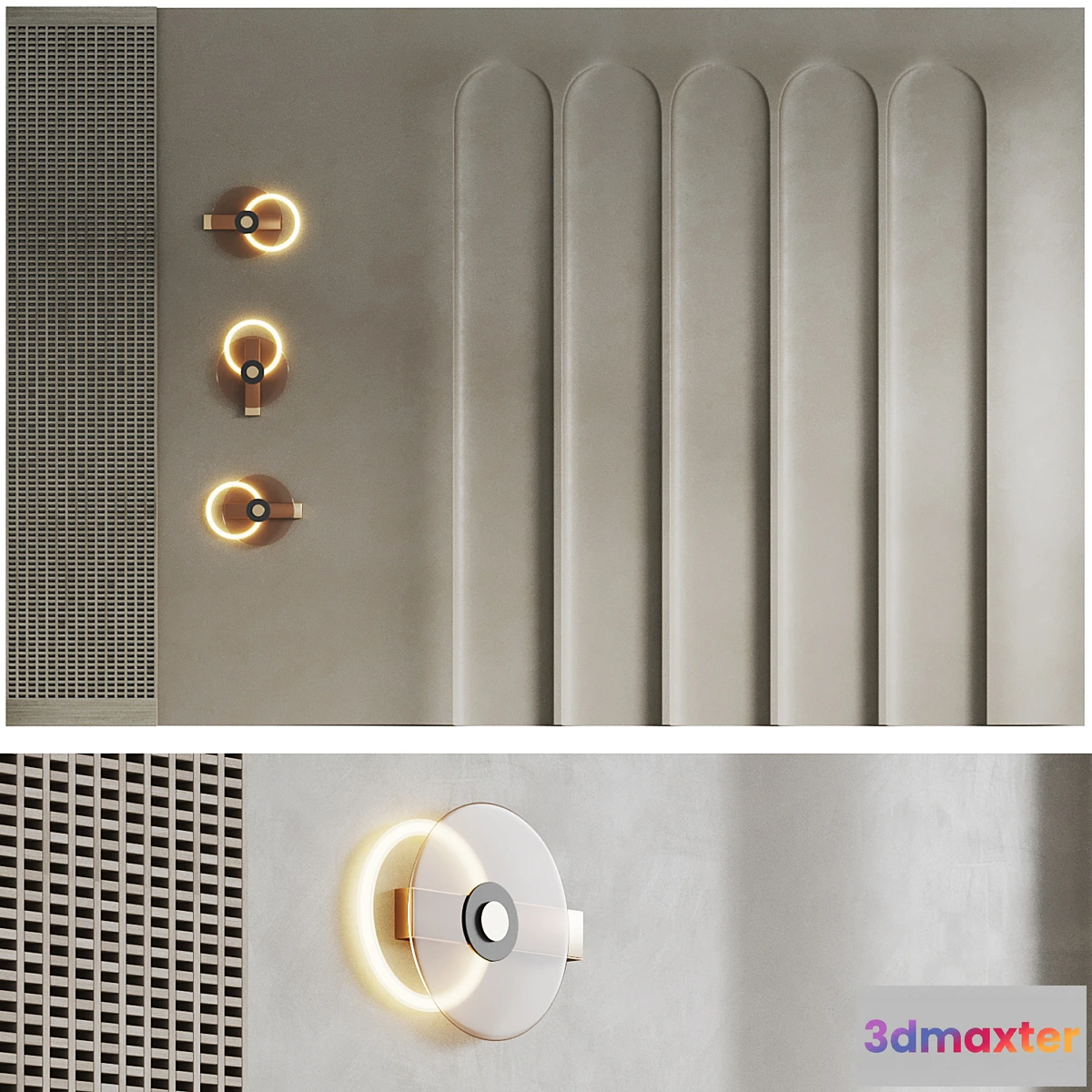 681584 - Decorative wall panel Coliseum (3 panels)