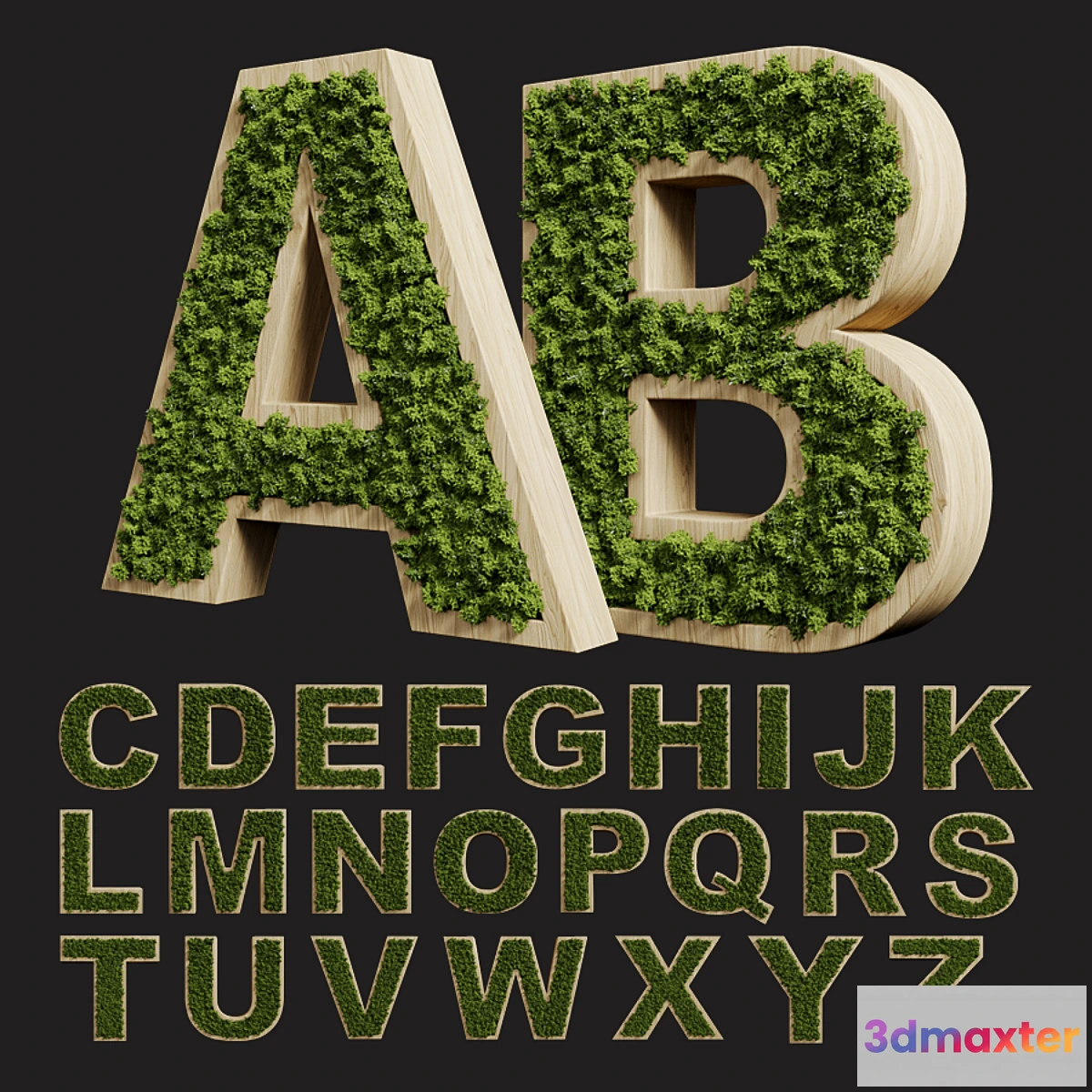 703488 - Moss alphabet - No.2