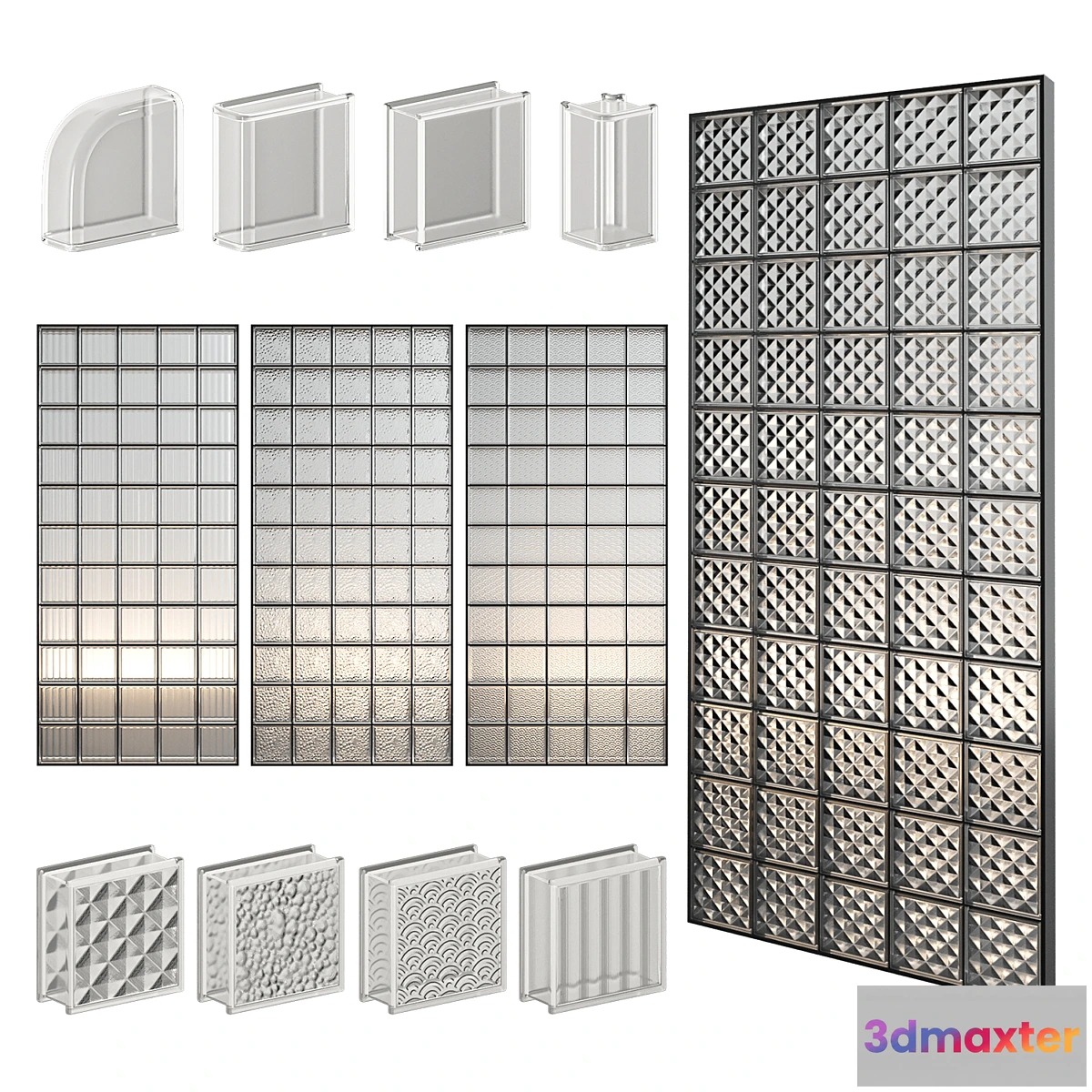 703780 - Glass Block Wall 10