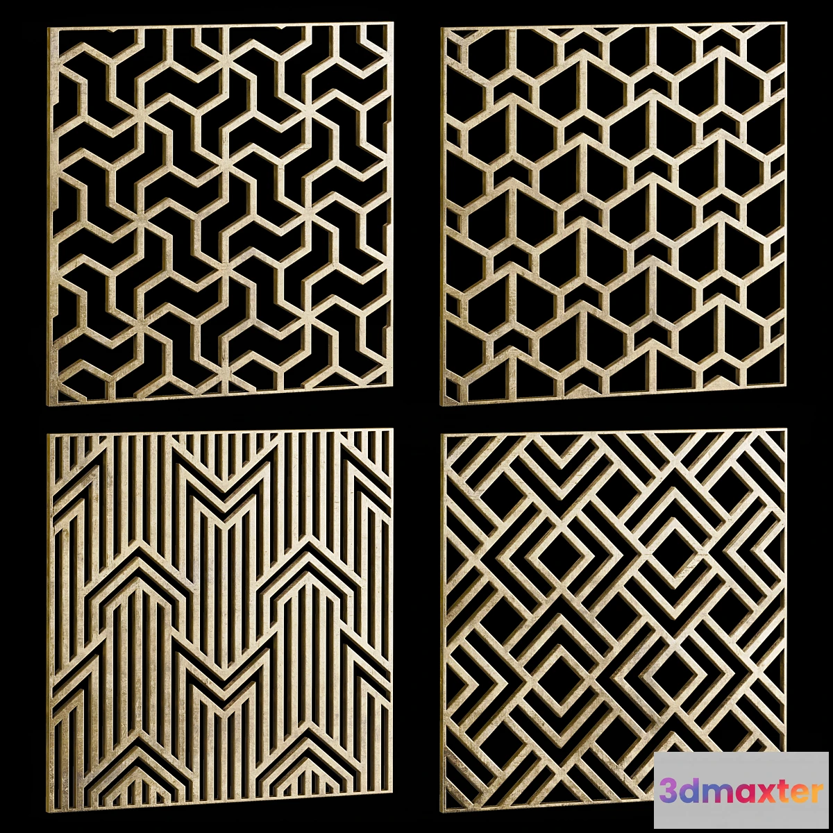 703810 - Set of square decorative panels 18