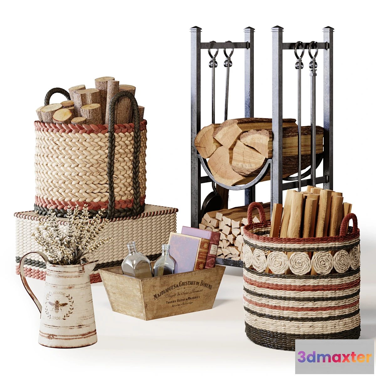 703868 - Decorative Set with Baskets 01