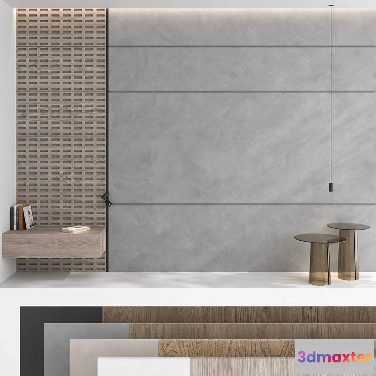 704058 - Decorative wall panel set 77