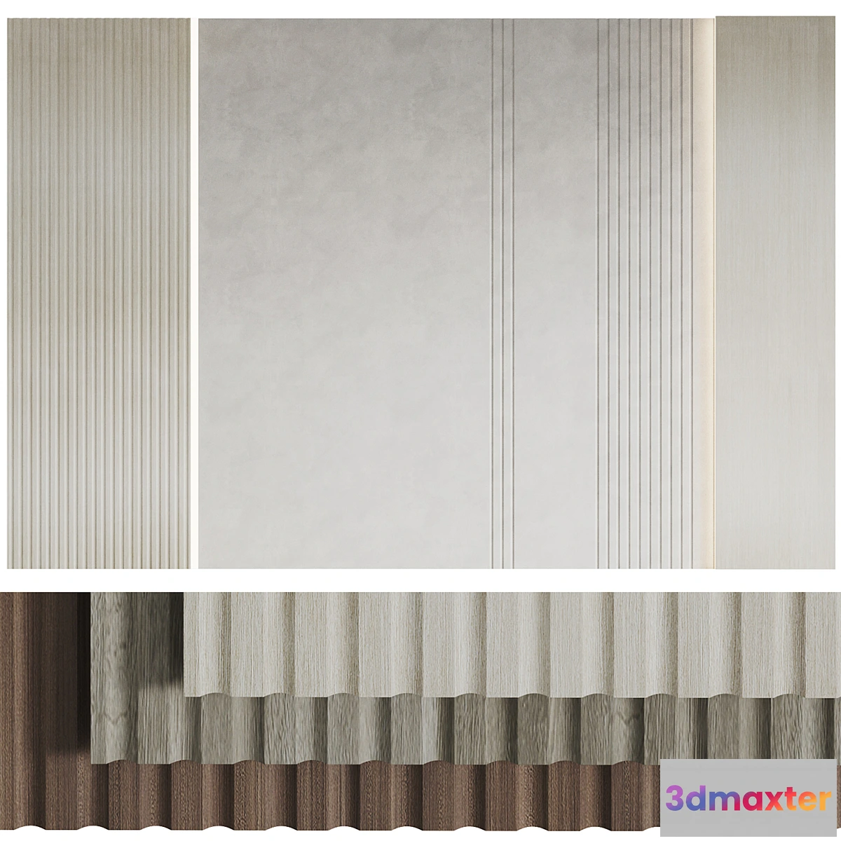 704064 - Decorative wall panels Wood 3