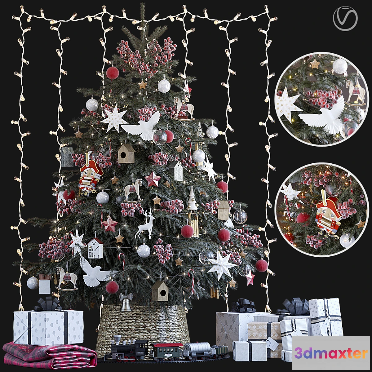 717514 - Christmas Tree 6. Vray - No.3