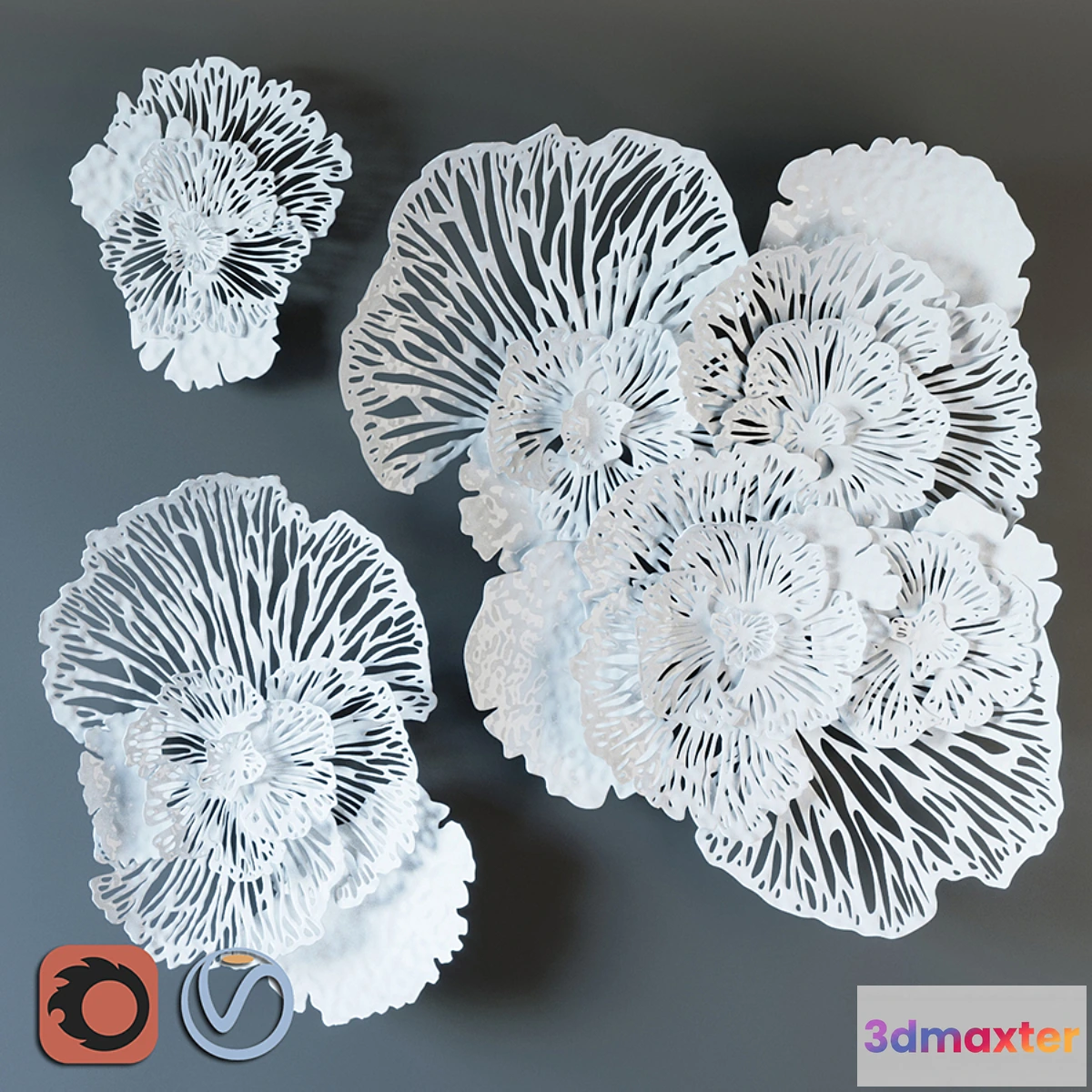 717814 - Flower Wall Art - No.3