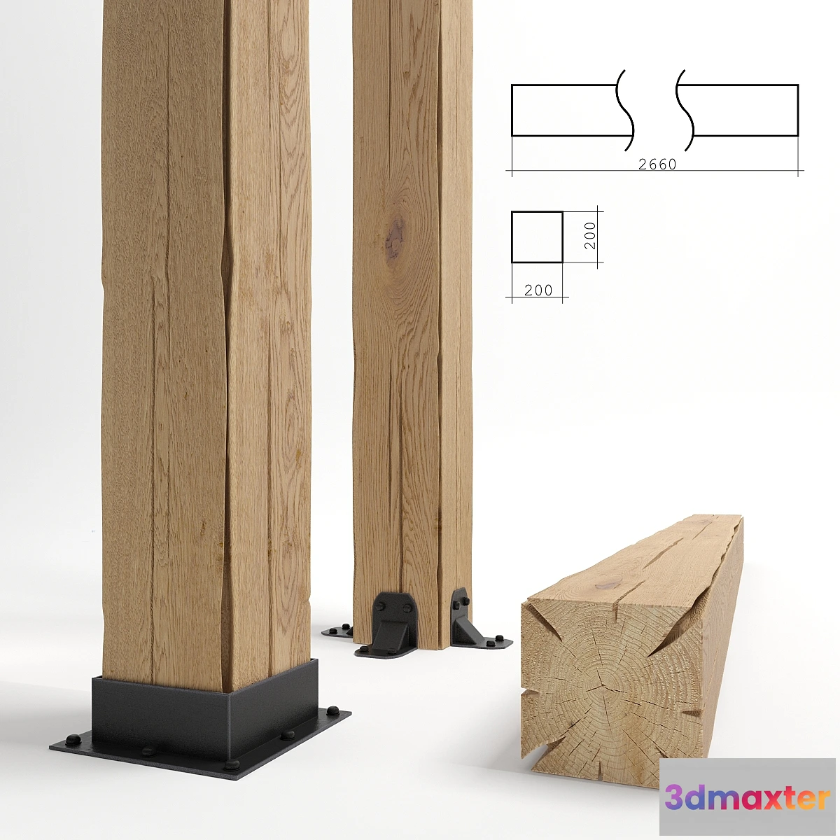 717942 - Wooden beams - No.2