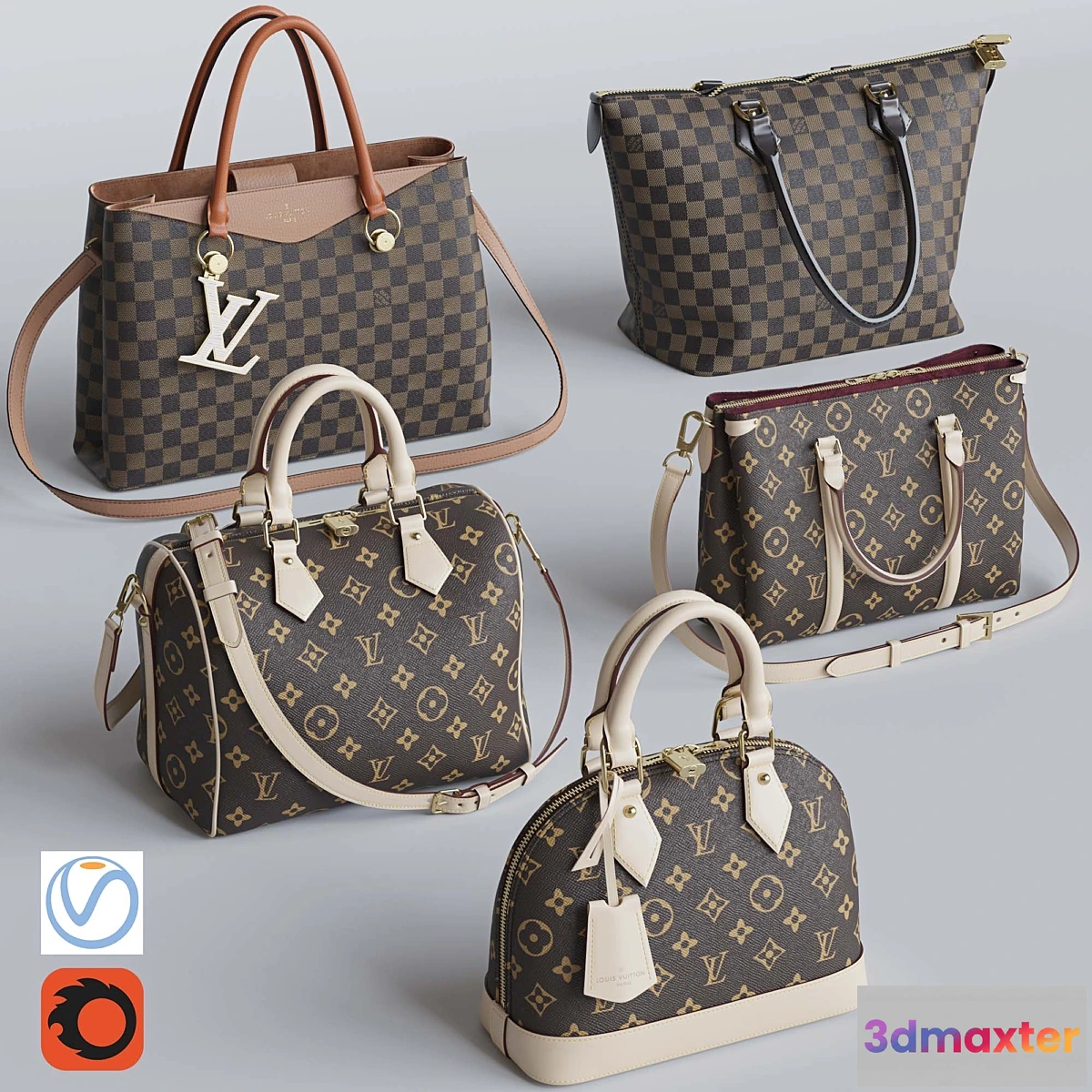 739989 - Bag Set 3. Louis Vuitton - No.2