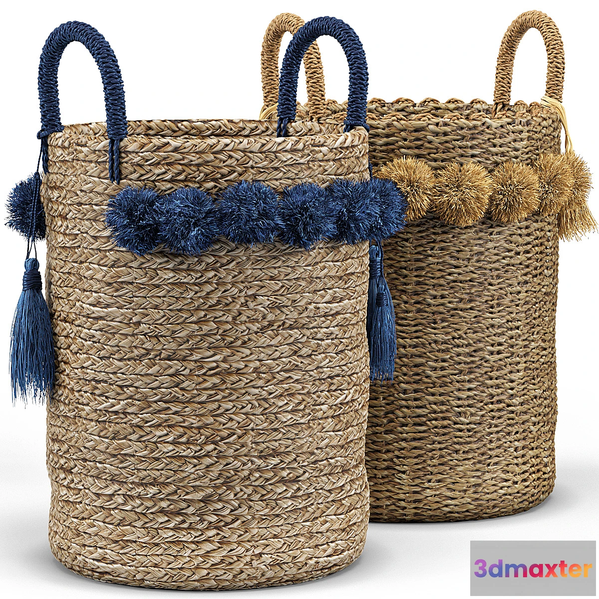 740133 - Big Sur Basket Tassel Basket - No.2