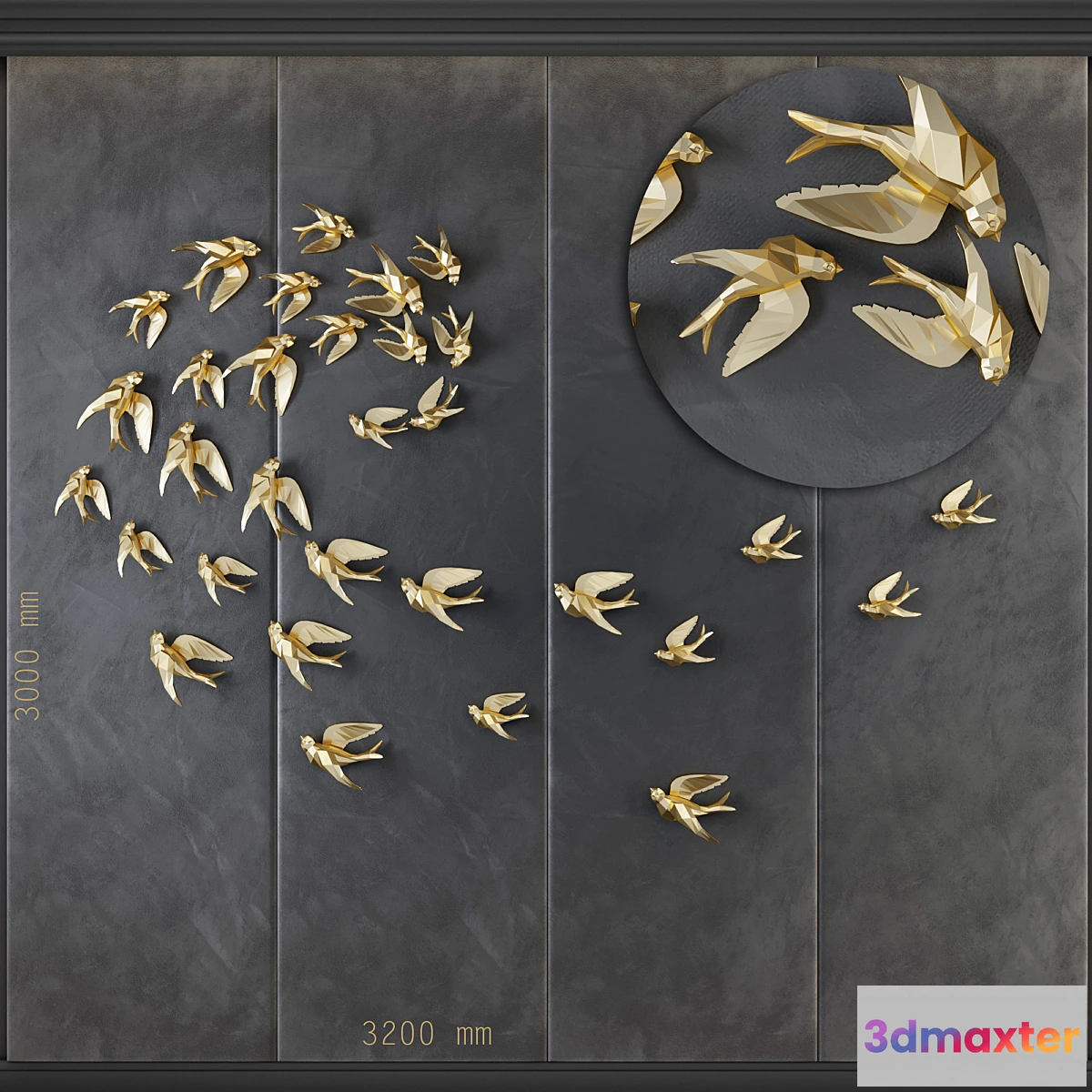 746885 - Birds GR _ Decorative Panel 1 - No.2