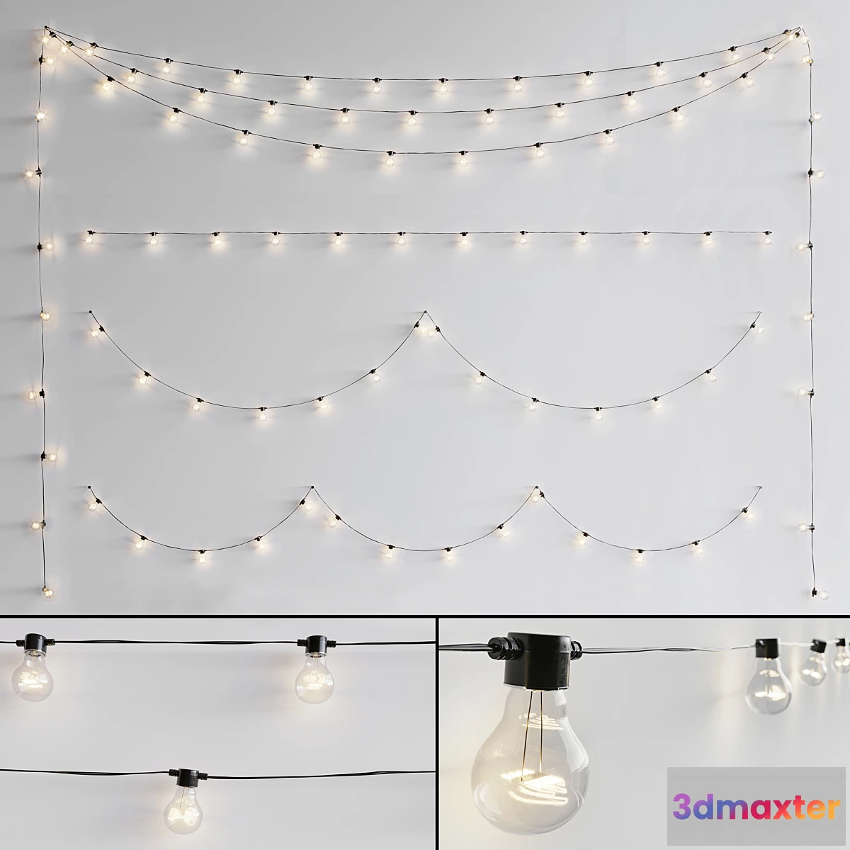 767217 - Garland _ Bulb String - No.3