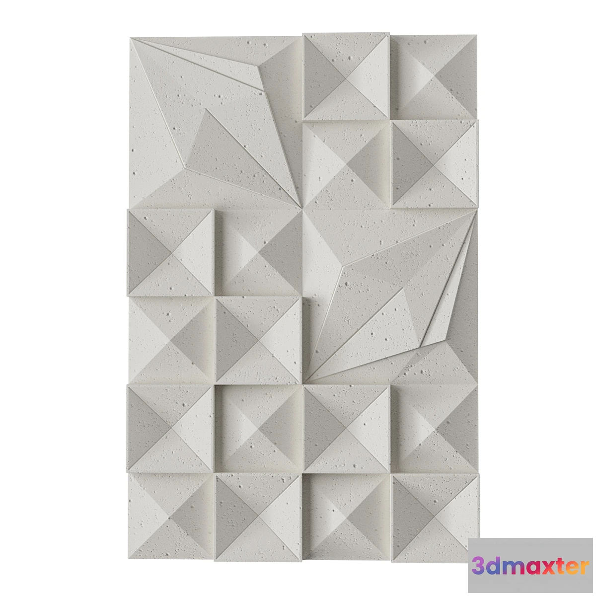 767495 - Lava Ash Tile Dimensional Wall Art - No.3