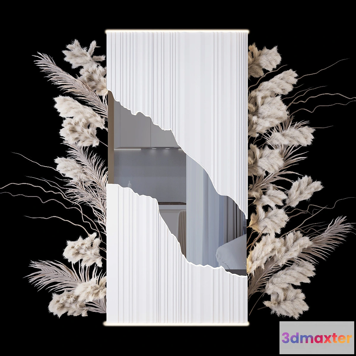 767587 - Art wall _ dried flowers