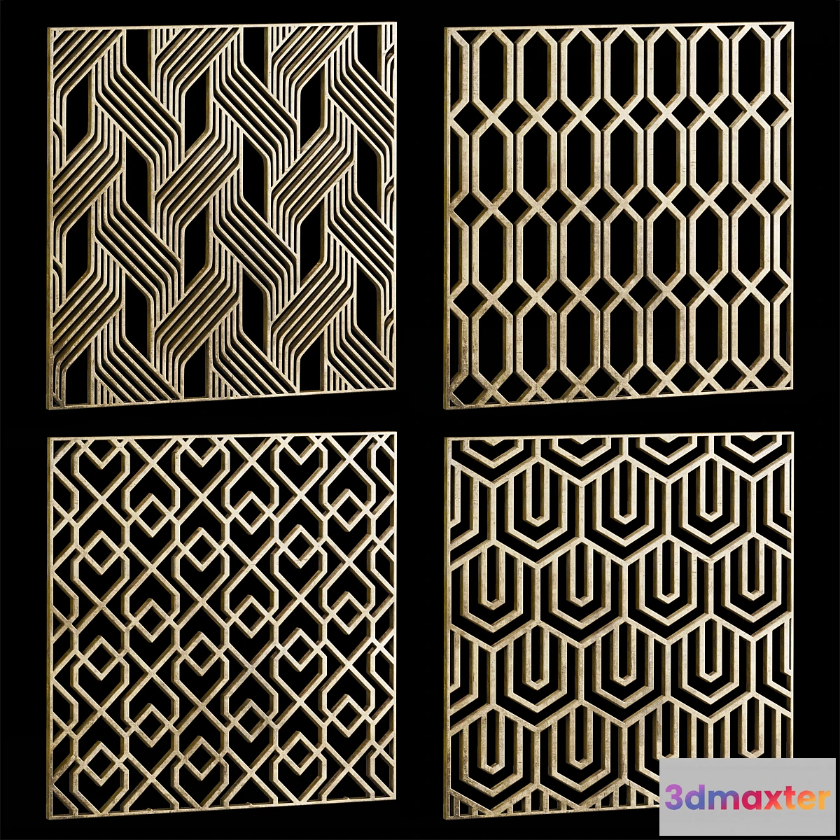 767623 - Set of square decorative panels 24 - No.2