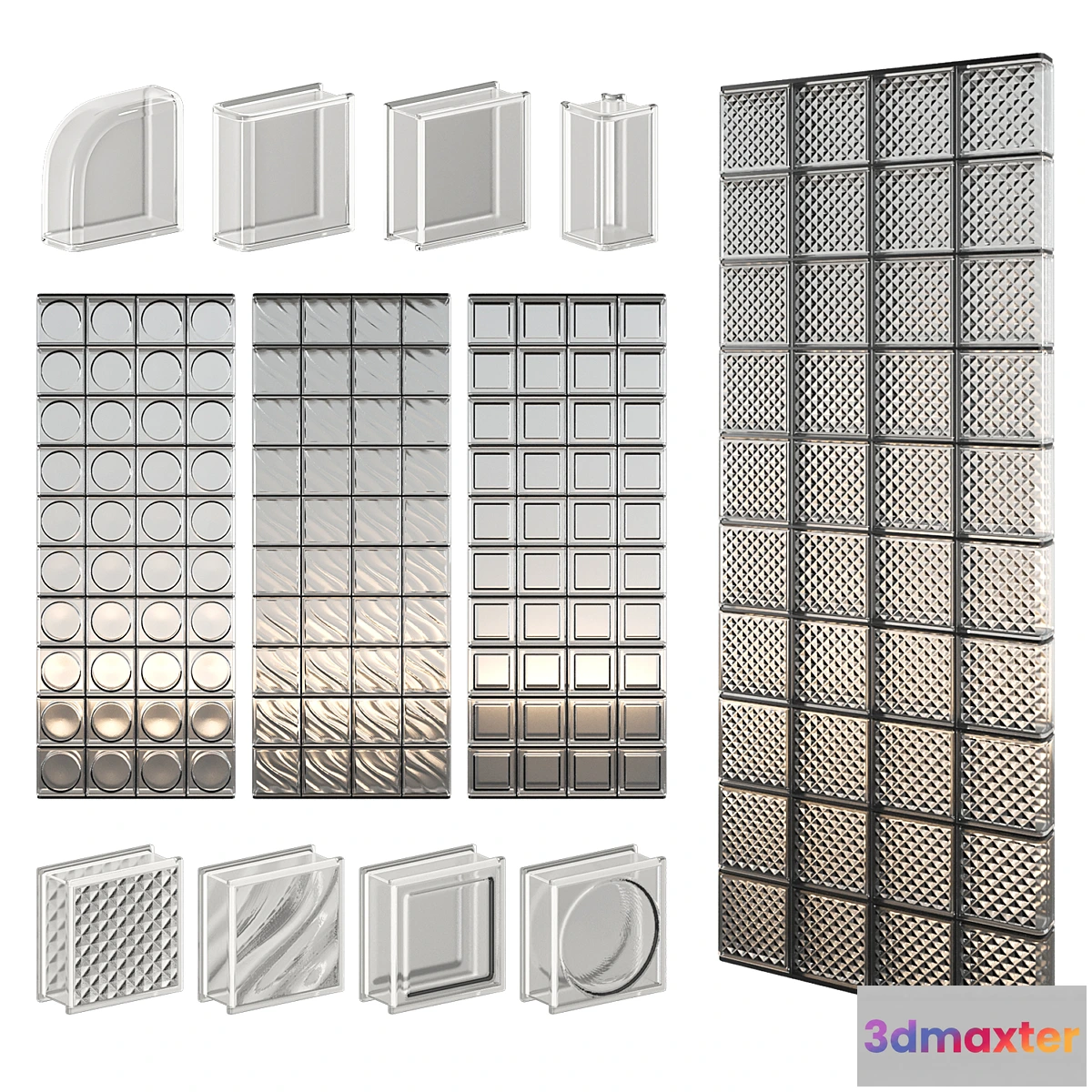 767803 - Glass Block Wall 07 - No.3