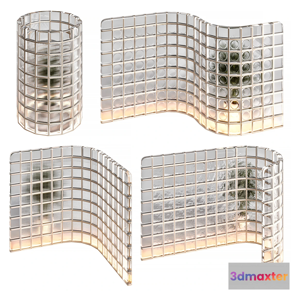 767823 - Glass blocks partition zig-zag - No.3