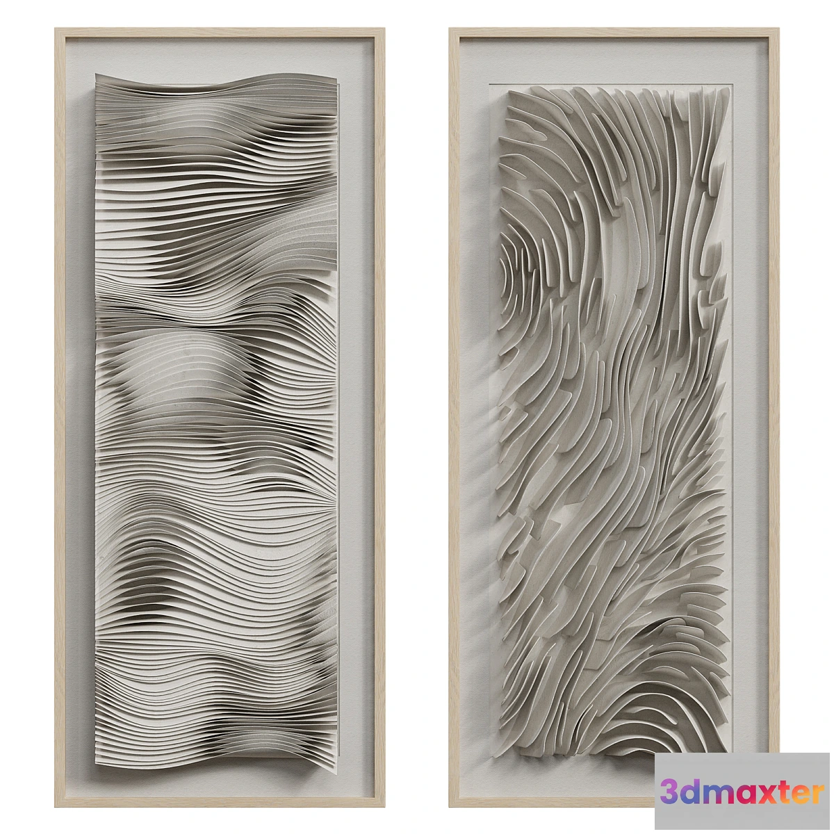 767839 - Coral Reef Large Wall Decoraion in frames - No.2