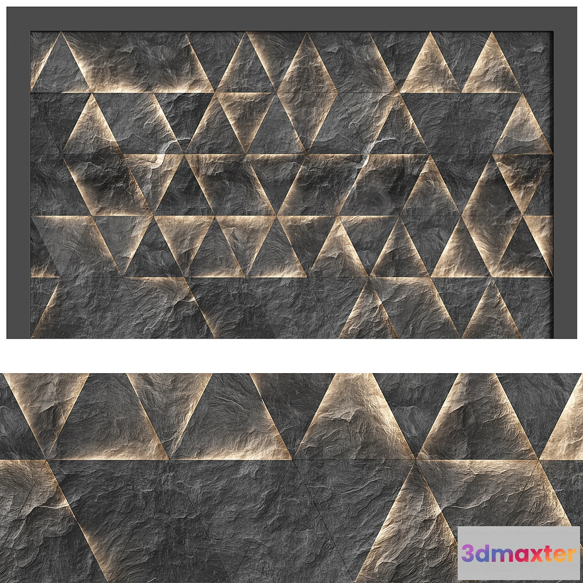 767871 - Backlit stone wall panel
