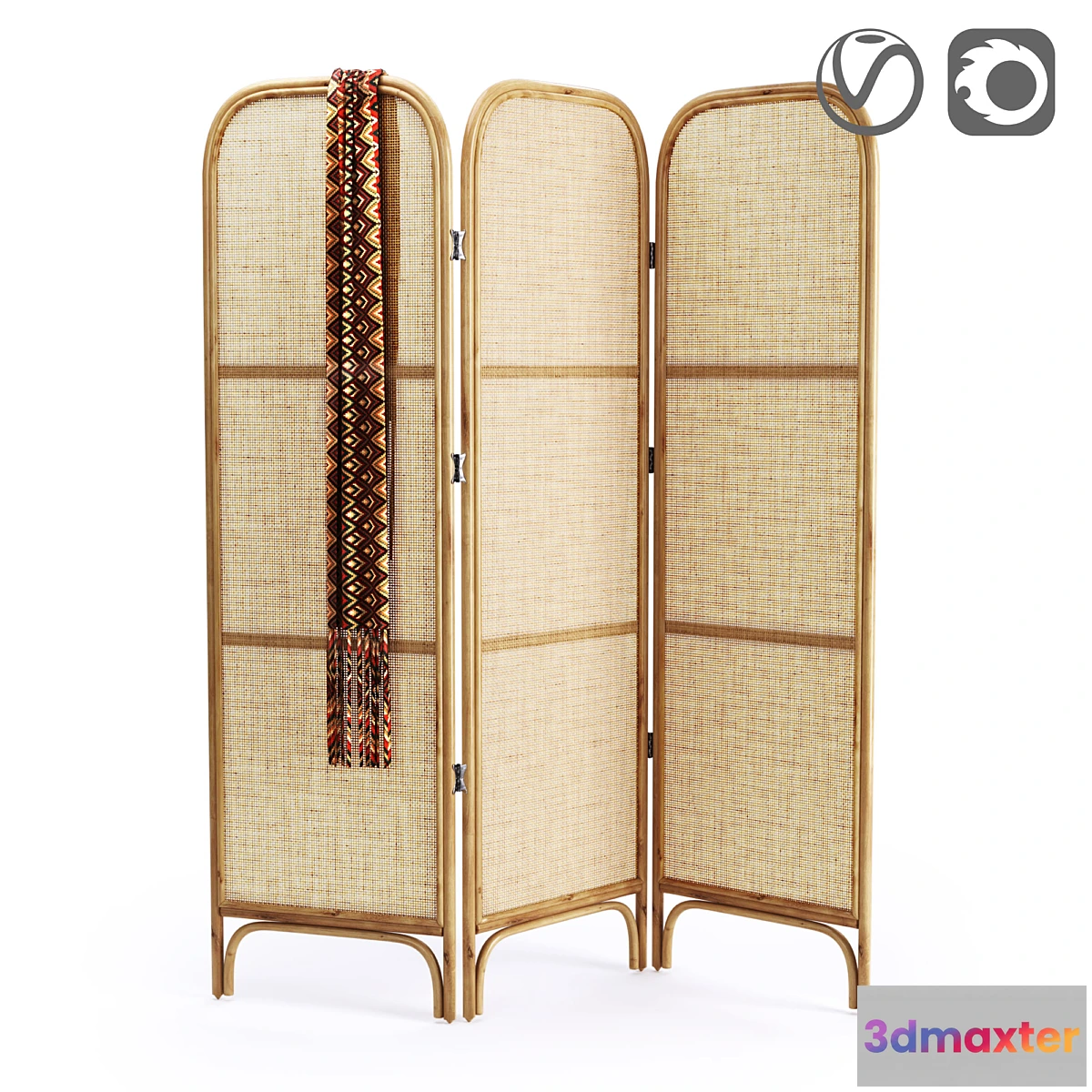 783964 - Rattan and wicker screen Masaya - No.3