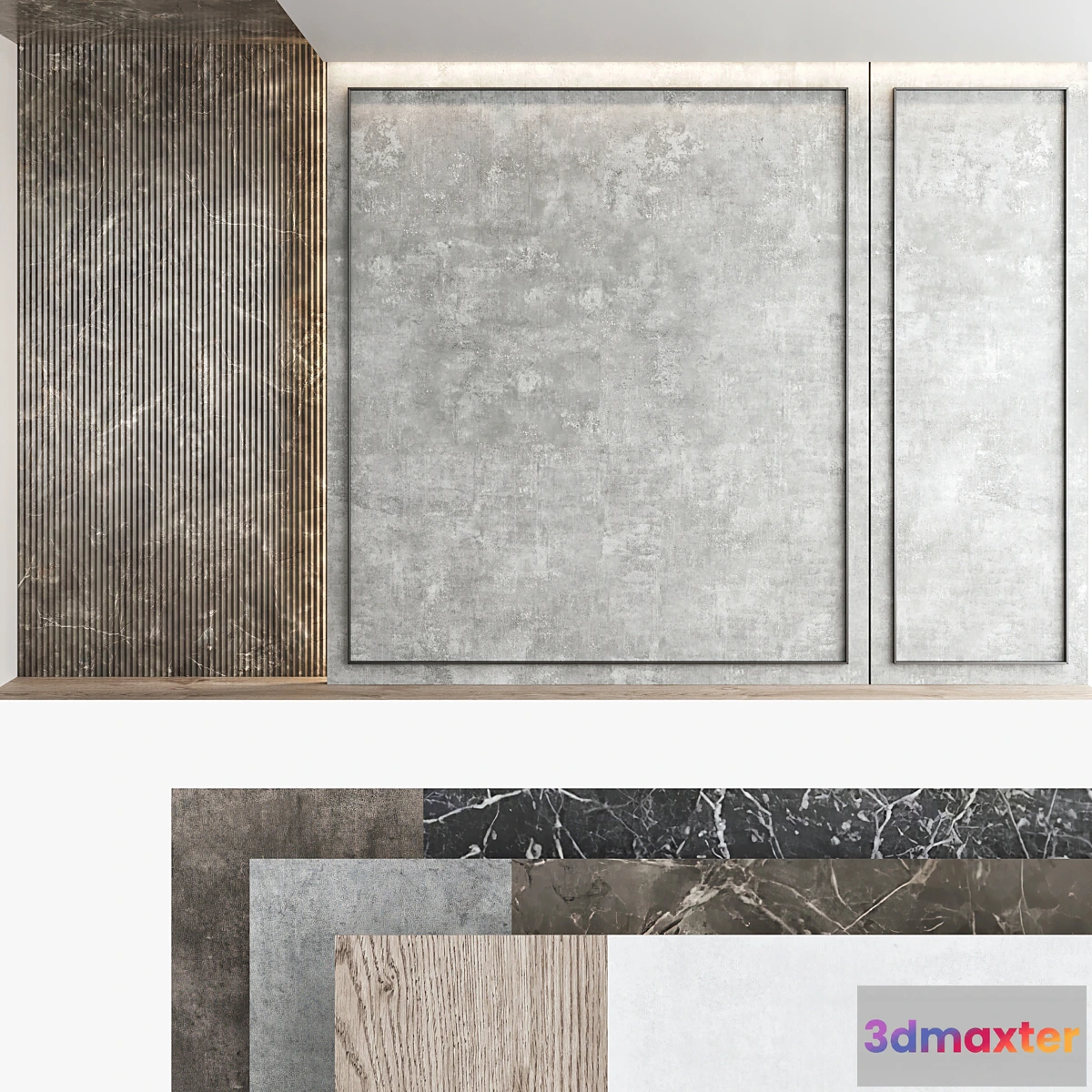 783992 - Decorative wall panel set 67