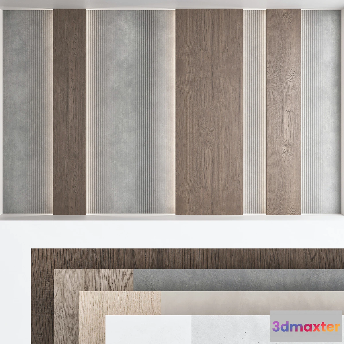 784024 - Decorative wall panel set 72 - No.2