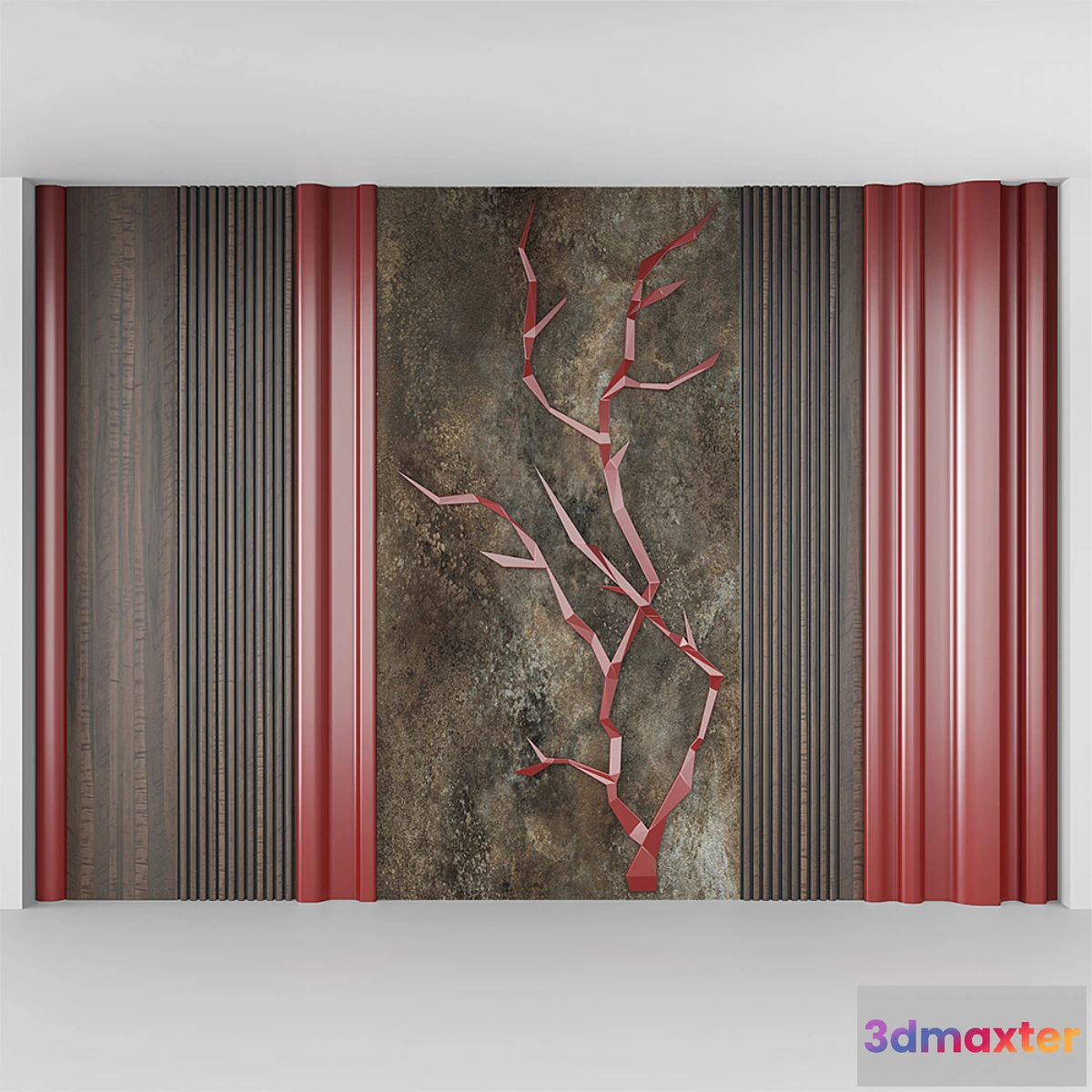 784034 - decorative wall red