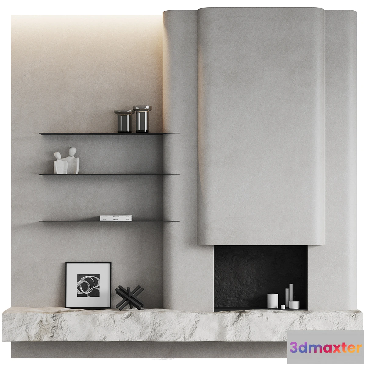 784118 - Fireplace area Monolithic - No.2