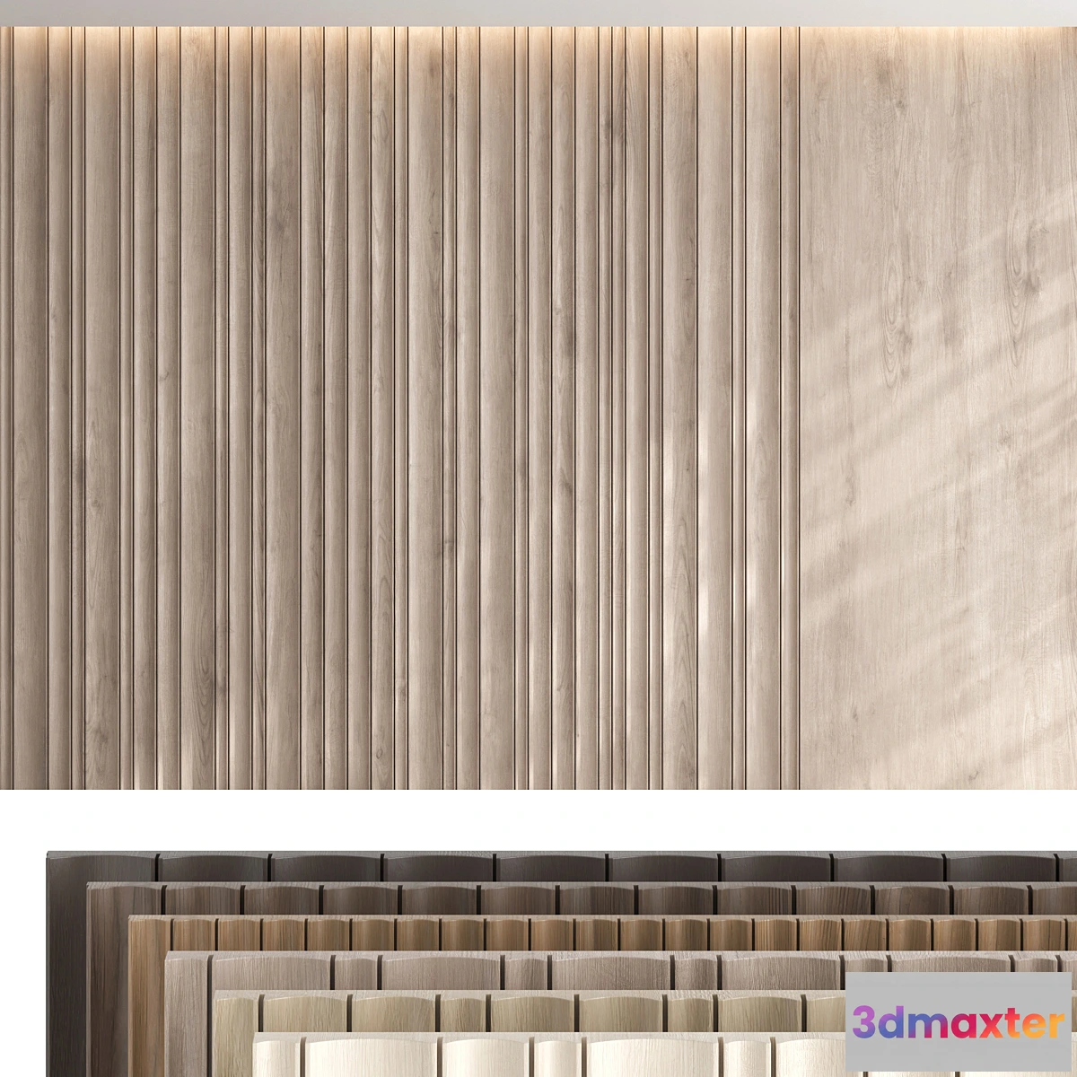 784142 - Wood panel set v07