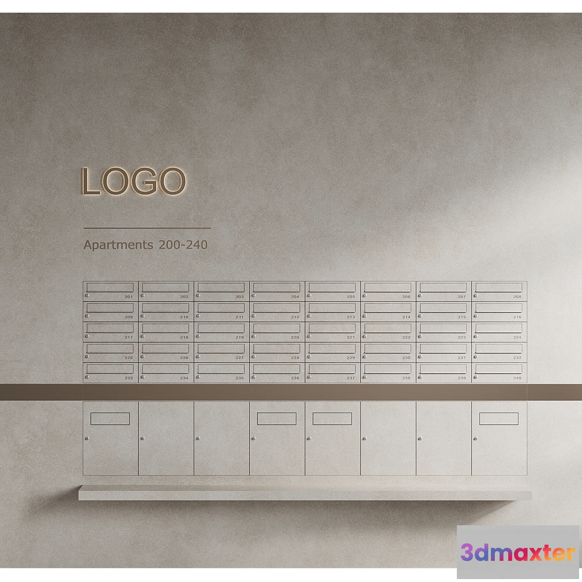 784204 - Minimal mailboxes - No.2