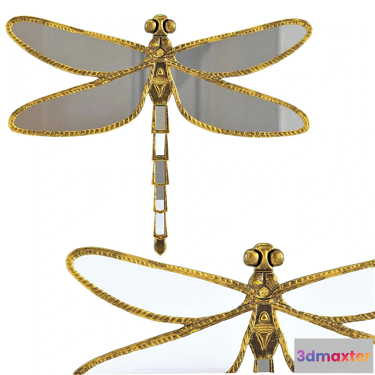 788040 - Wall Decoration Dragonfly Mirror