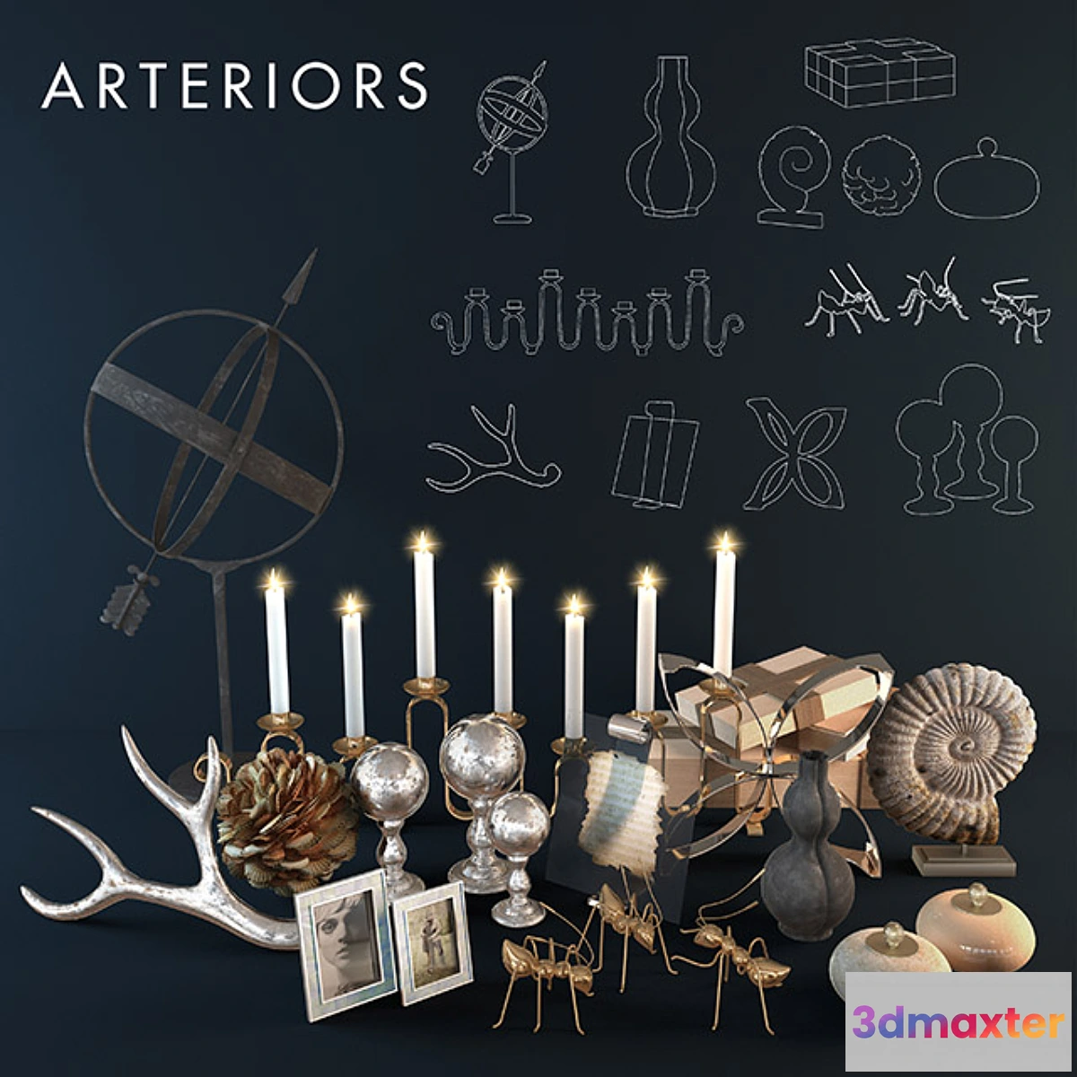 793492 - Arteriors decoration set - No.2