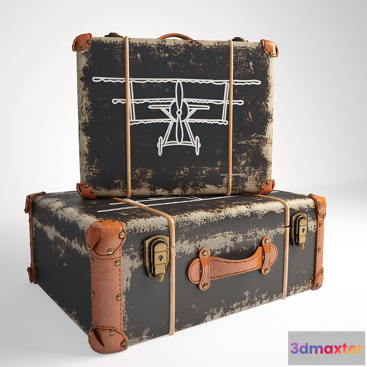 806802 - Chest Deco Suitcase Aviation Kare - No.2