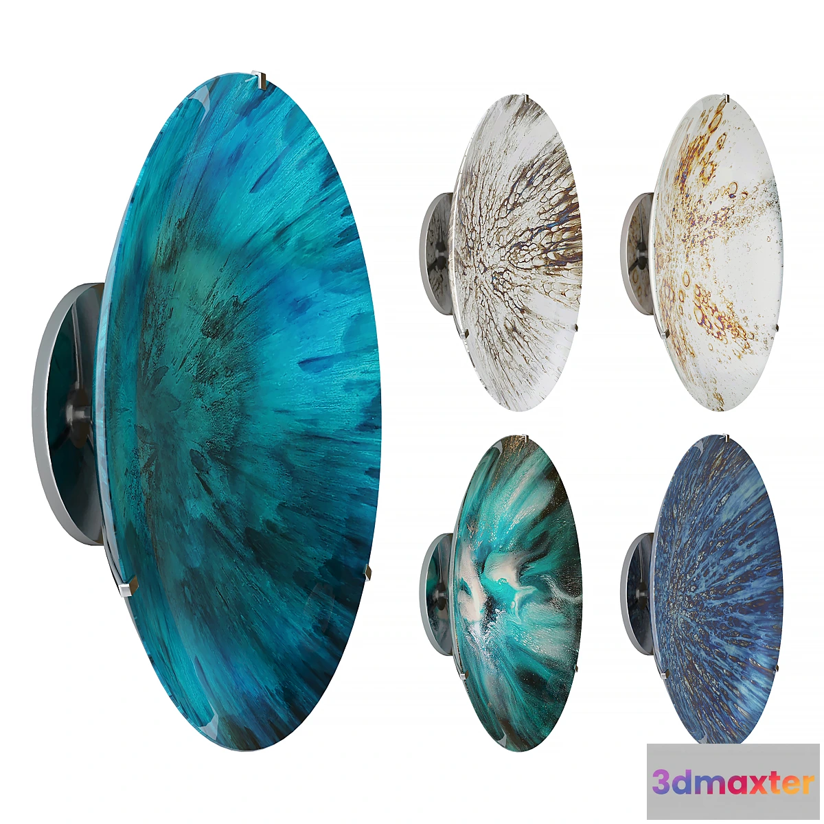 828214 - Concave mirrored glass - No.3