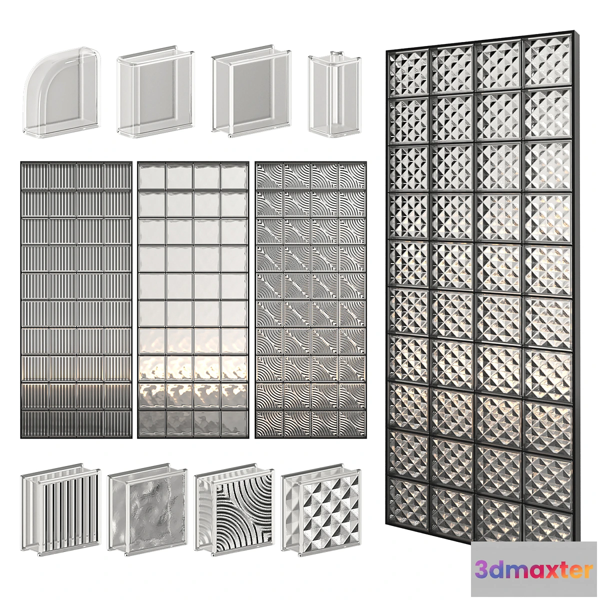 828376 - Glass Block Wall 01 - No.4