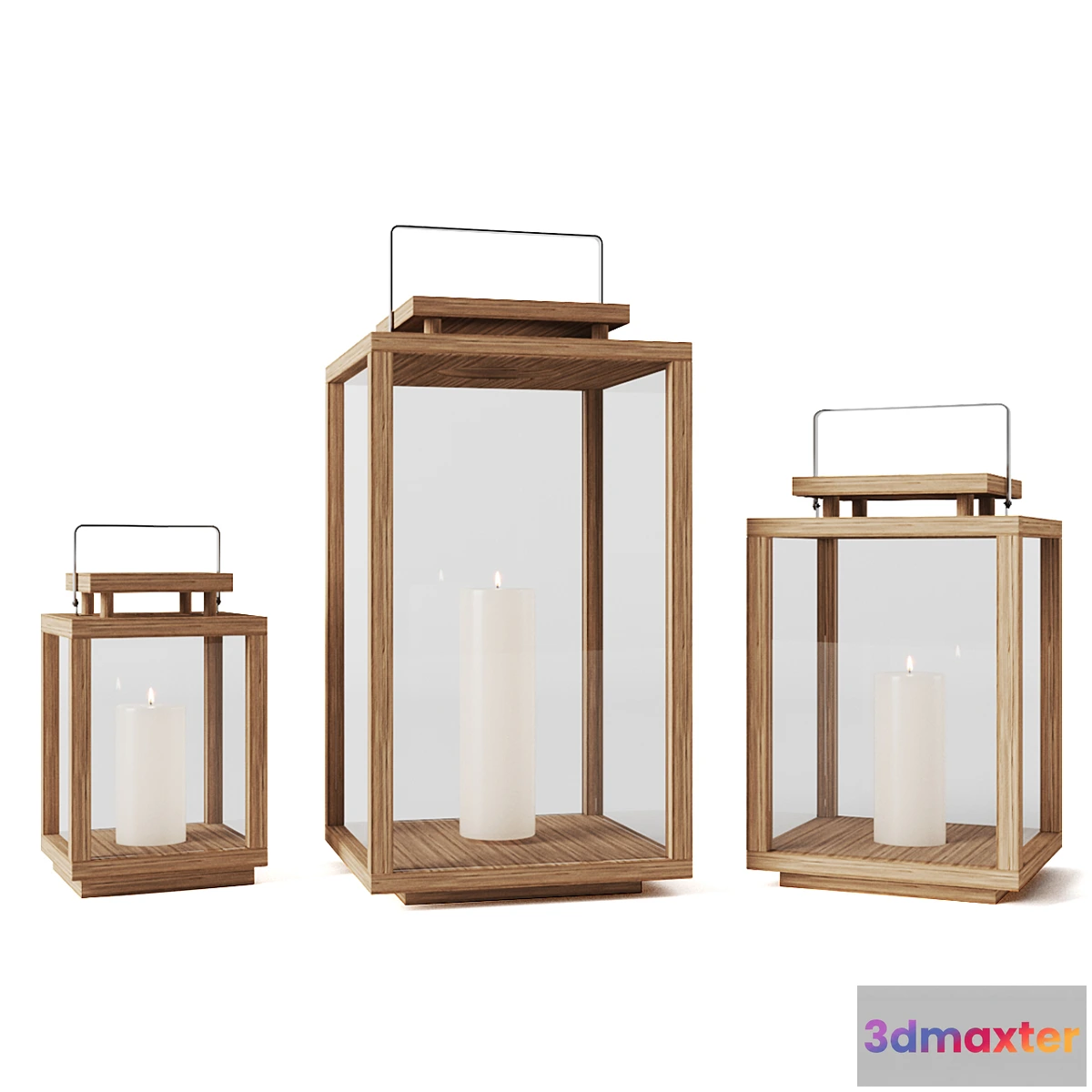 828560 - Rh Treviso Teak Lantern - No.3
