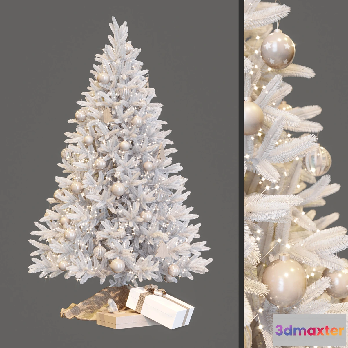 846073 - White christmas tree - No.10