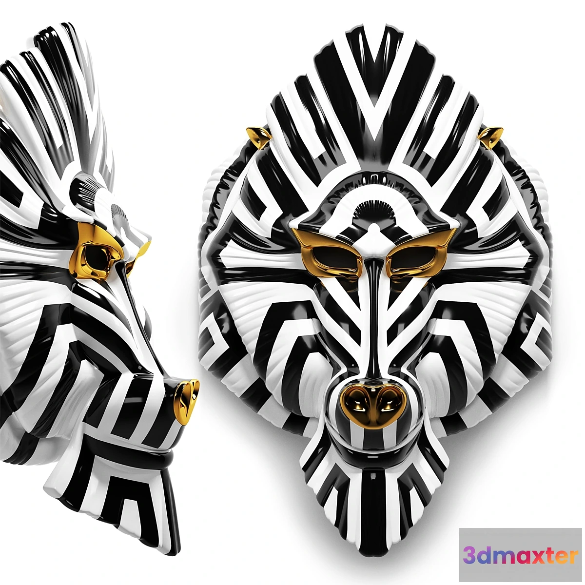 851035 - Lladro mandrill mask - No.3