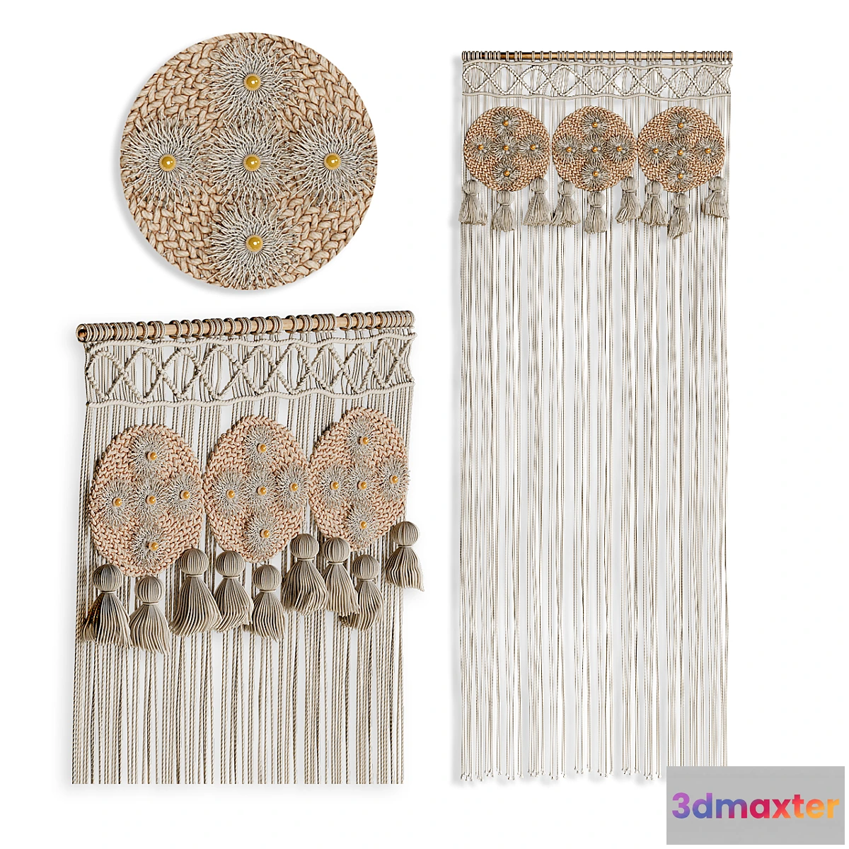 867081 - Macrame decorative panel_2 - No.5