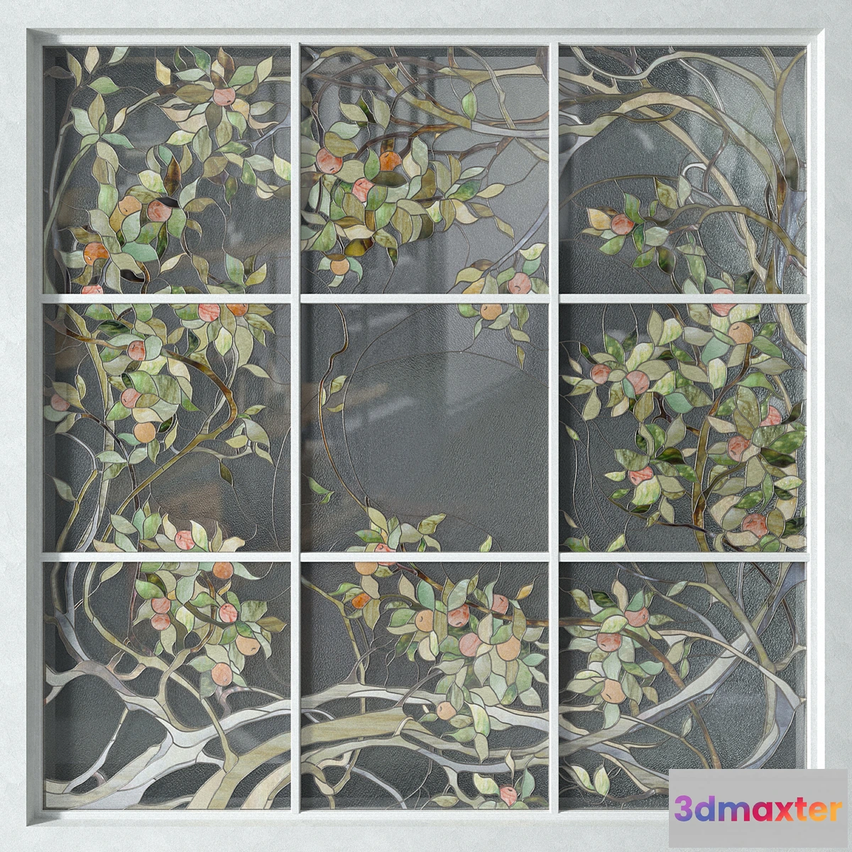 868515 - Stained Glass Apple Tree - No.4