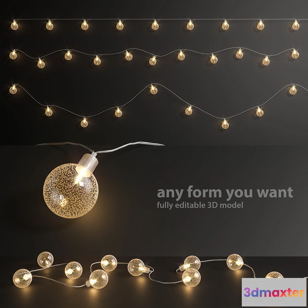 868715 - Editable garland lights set 5 - No.4