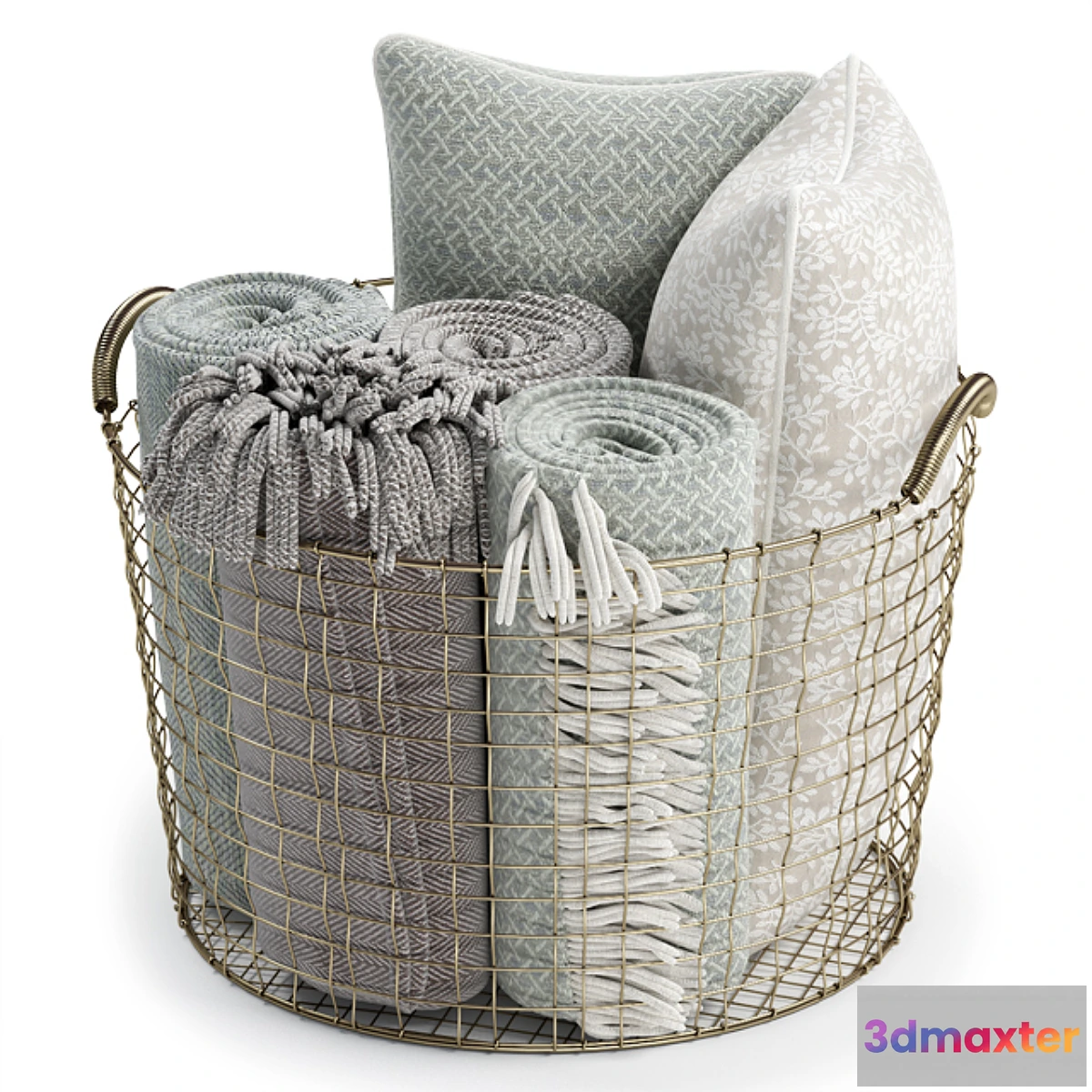 868781 - METAL BASKET DECOR 04 - No.4