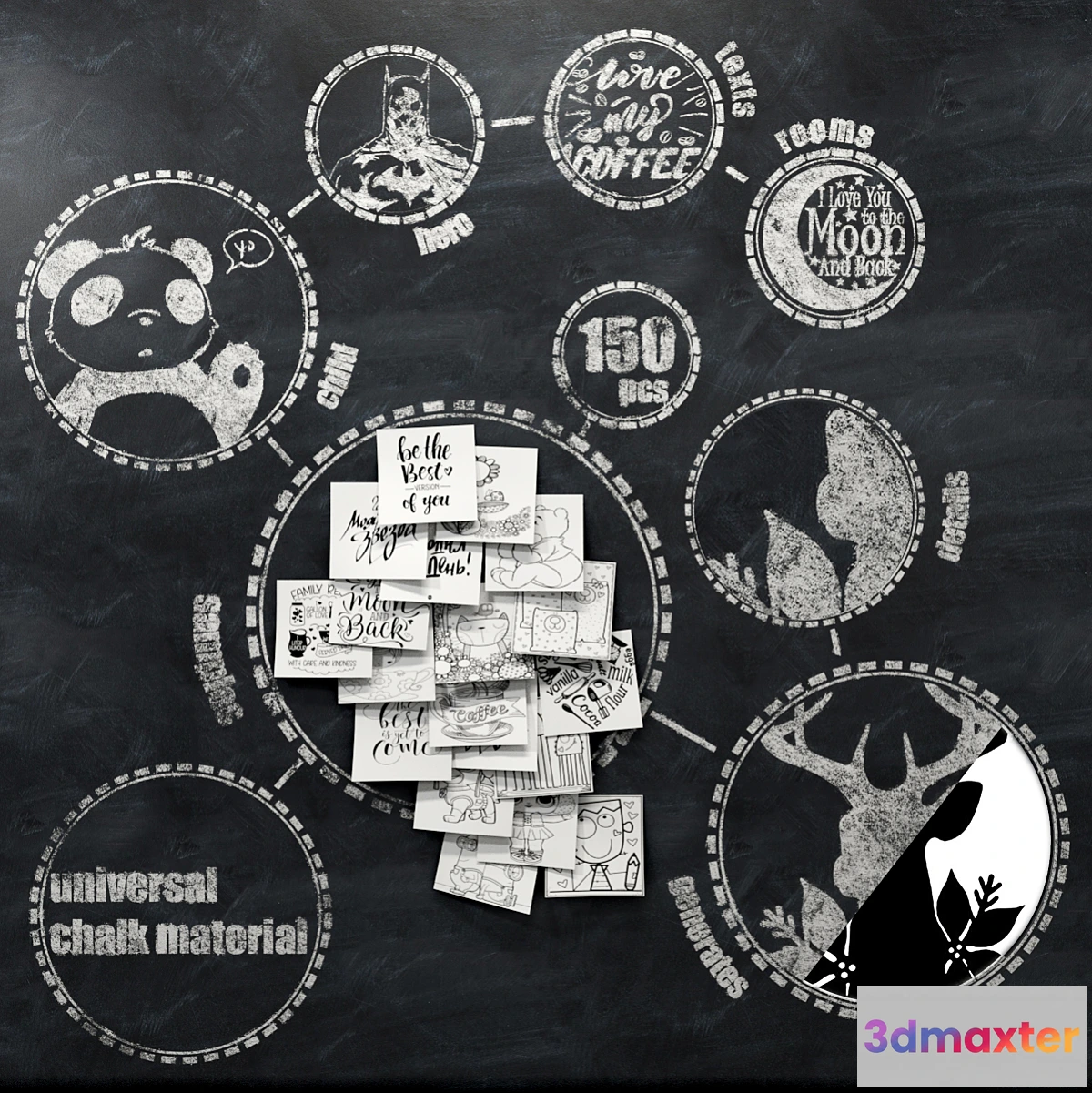 869077 - Chalk board _ multifunctional material - No.4