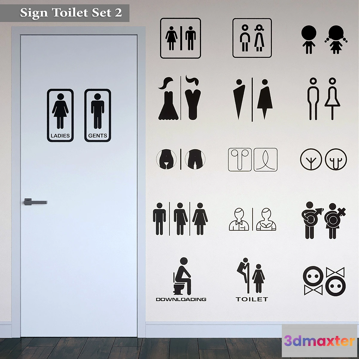 869181 - Sign Toilet Set 2 - No.4