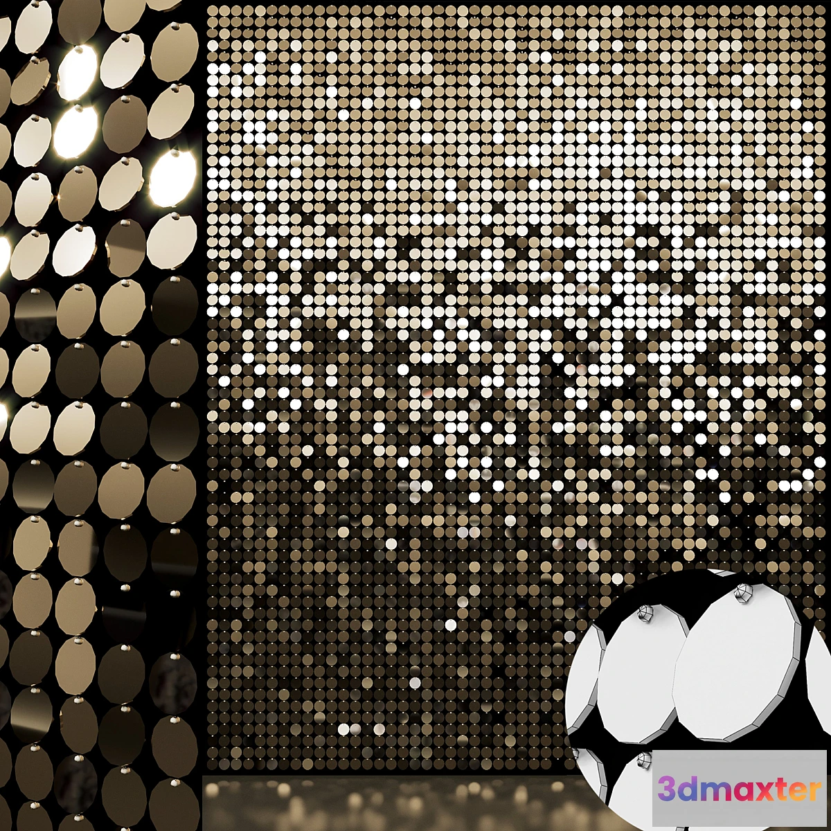 882496 - sequins decorative wall 01 - No.4