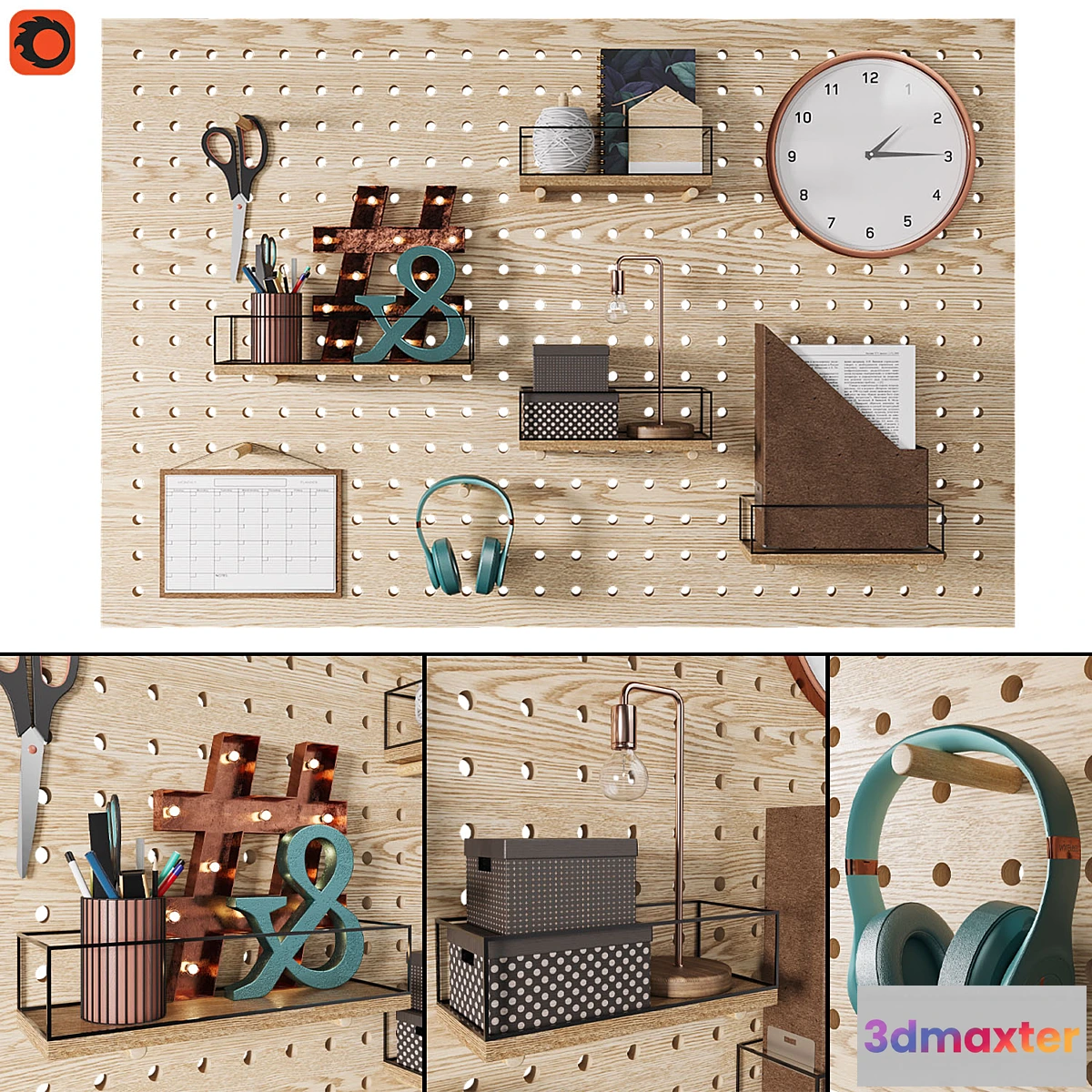 882700 - Perforated board organizer 2 - No.4