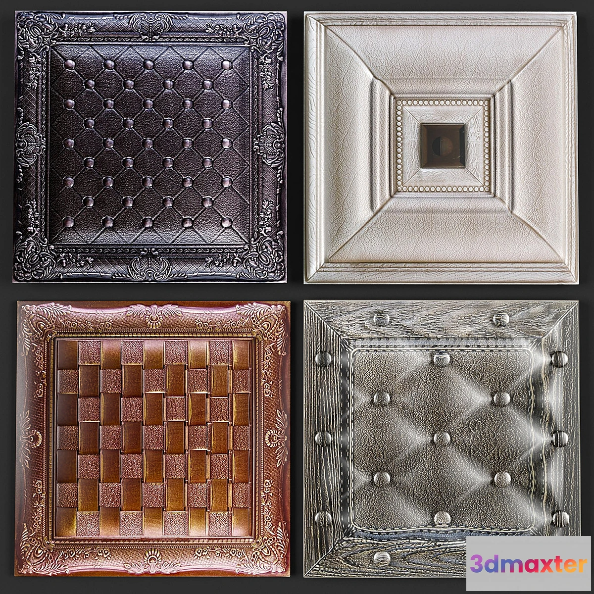 891920 - Decorative leather 3D panel - No.5