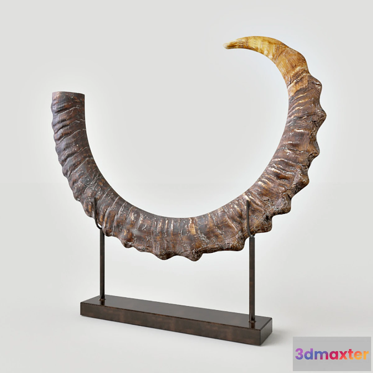 893254 - Sable Antelope Horn Sculpture
